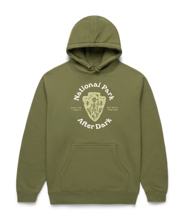 Logo Hoodie Olive Green