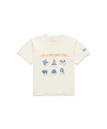 Youth National Park T-Shirt Ivory