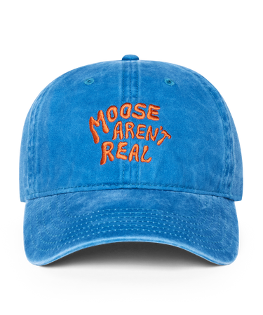 Moose Aren't Real Hat Ocean Blue
